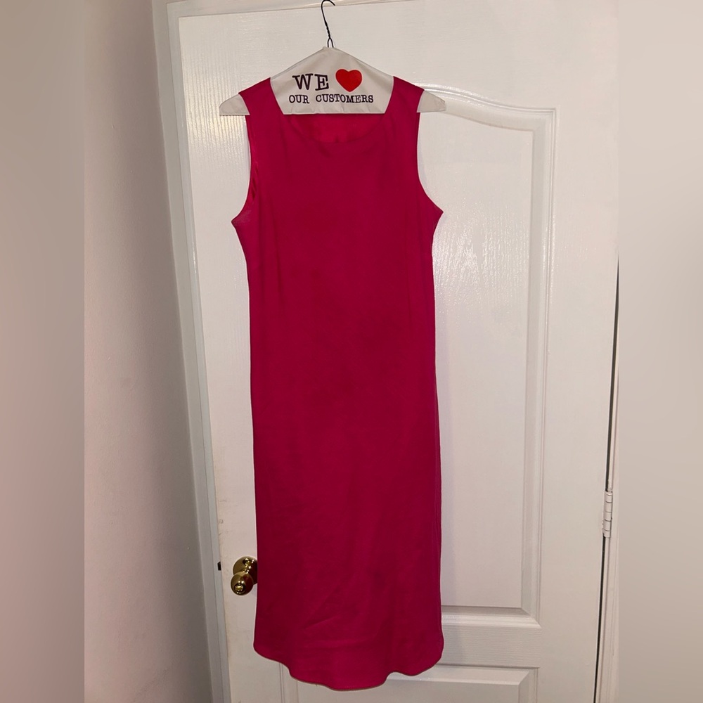 Jessica Howard Vibrant Pink Midi Dress